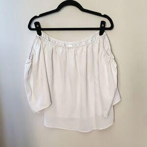 Ivory Off-Shoulder Top